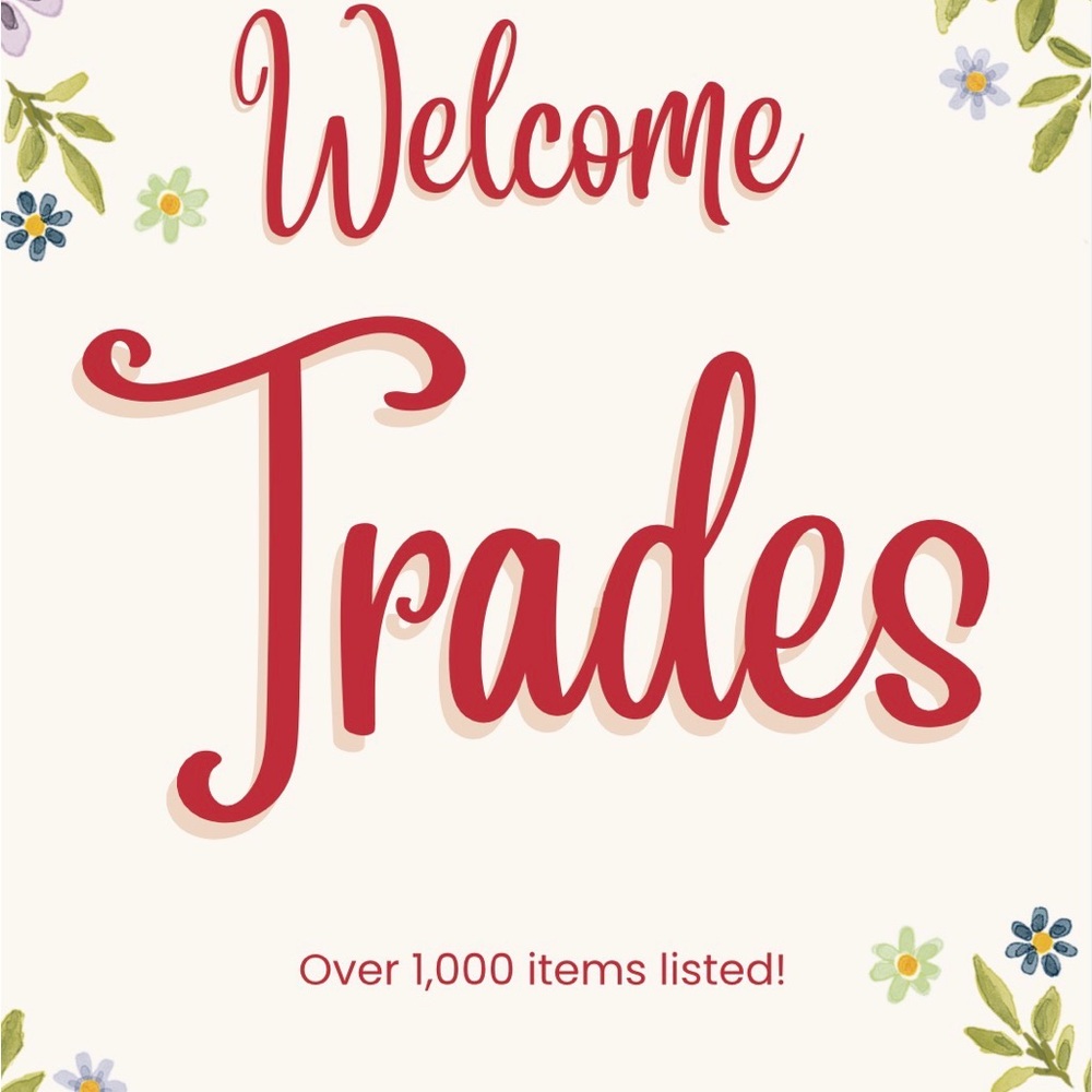 Welcome Trades Wall Art Print in Red and Cream